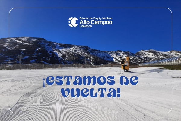 Alto Campoo reabre mañana, 17 de enero