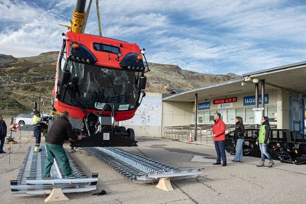 Nueva máquina pisapistas en Alto Campoo