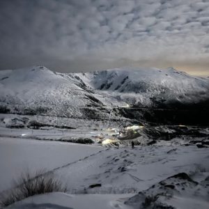 Ruta nocturna raquetas de nieve